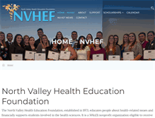 Tablet Screenshot of nvhef.org